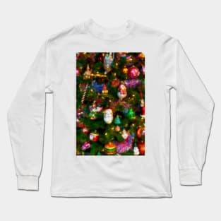 Old Fashion Christma Tree Long Sleeve T-Shirt